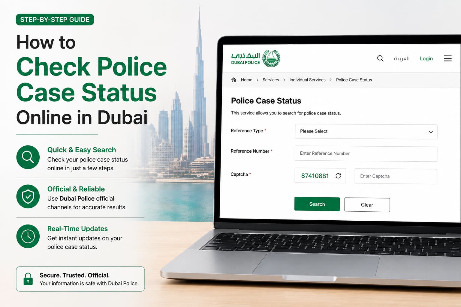 How to Check Police Case Status Online in Dubai